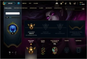 Conta Ouro 3 COM MUITO ESPOLIO DE SKINS - League of Legends LOL