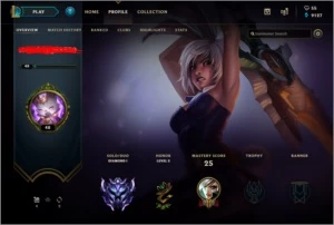 Conta diamante 1, win rate alto e mmr bom - League of Legends LOL