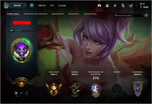 Conta LoL - Ouro 4 - LVL 231 - 54 skins e 114 campeões - League of Legends