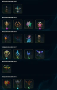 🔥 CONTA LOL - A MELHOR DO SITE - 5 SKINS VITORIOSAS E +🔥 - League of Legends