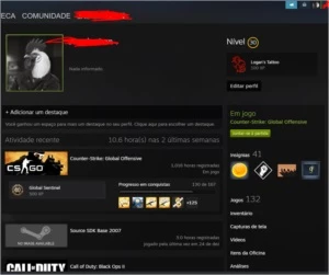 Conta steam top com medalha e prime - Counter Strike CS