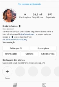 Conta de instagram 28 mil seguidores reais e ativos - Redes Sociais