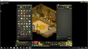 5 contas  + 100mk em itens + 50mk de recursos - Dofus