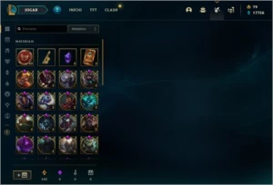 CONTA LOL PLAT 4 ( 318 SKINS + 800RP ) - League of Legends