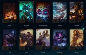MORGANA VITORIOSA LEAGUE OF LEGENDS LV30 22SKIN 69CAMPEOES LOL