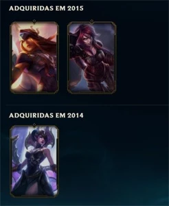 MORGANA VITORIOSA LEAGUE OF LEGENDS LV30 22SKIN 69CAMPEOES LOL
