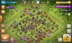 Clash Of Clans,CV9 quase full,promoção.