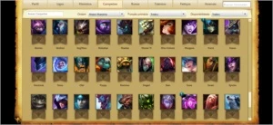 Conta Gold V, 137 champs (todos), 74 skins (Incluindo raras) - League of Legends LOL