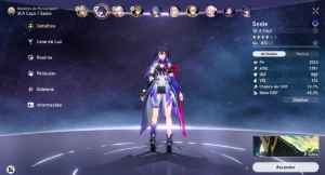 Conta INSANA de Honkai Star Rail Seele+Clara+Welt+Gepard - Honkai: Star Rail