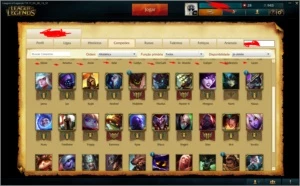 Conta Diamante 1 - League of Legends LOL