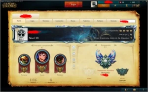 Conta Diamante 1 - League of Legends LOL