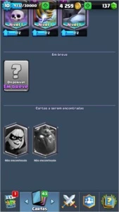 Vendo conta de Clash Royale