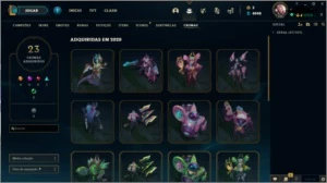 Conta League Of Legends lvl 306 871 skins! LOL