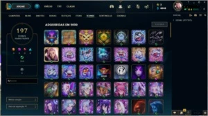 Conta League Of Legends lvl 306 871 skins! LOL
