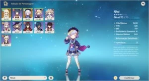 Genshim Impact Ar44 + Qiqi + 10290 Gemas + 5 Destino - Genshin Impact