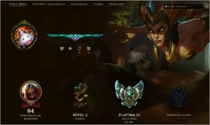 CONTA PLATINA 3 POUCAS PARTIDAS RANKED! - League of Legends LOL