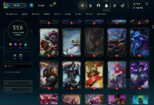 Conta Lol Full Acesso - 356 Skins - Todos Campeões - Chromas - League of Legends