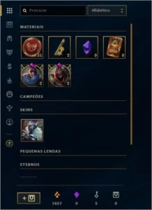 Conta lvl 55 para smurf, gold1  ex plat3 - League of Legends LOL