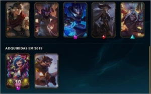 Conta lvl 55 para smurf, gold1  ex plat3 - League of Legends LOL