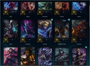 Conta lvl 55 para smurf, gold1  ex plat3 - League of Legends LOL
