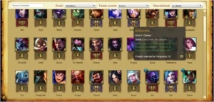 CONTA B2 41 SKIN 80 CHAMP 15 ICONE DE RP - League of Legends LOL