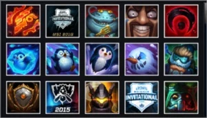 CONTA B2 41 SKIN 80 CHAMP 15 ICONE DE RP - League of Legends LOL