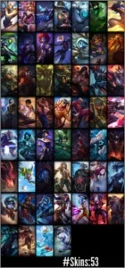 VENDO CONTA DE LOL PLATINA + de 50 SKINS - League of Legends