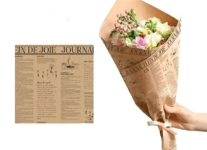 Papel Kraft - Journal (59x80cm) - 50 folhas - Artesanato e Personalizados