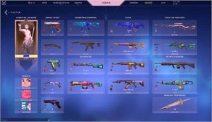 CONTA GOLD COM MUITAS SKINS+ VP'S - Valorant