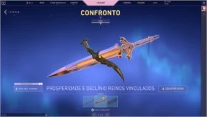 CONTA GOLD COM MUITAS SKINS+ VP'S - Valorant