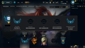 League Of Legends Conta Platina LOL