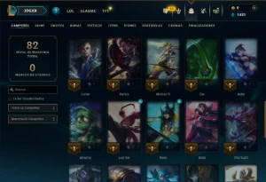 Diamante 4 com 45 Champs e 49 Skins - League of Legends LOL