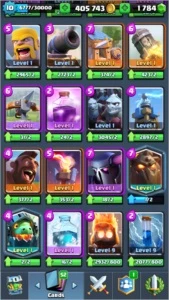 Conta Clash Royale NV 10
