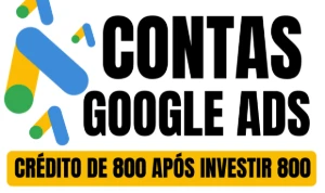 Contas Google Ads + Crédito de 880 após investir 880 - Emails