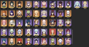Genshin Account - 28X5 Preço negociável BOAS BUILDS - Genshin Impact