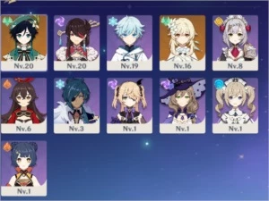 Genshin Impact- Venti Ar10 Constelação 1