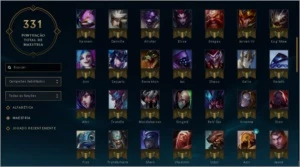 Conta bronze 4 130 champ 73 skins, desde a season 3 - League of Legends LOL