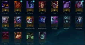 Conta bronze 4 130 champ 73 skins, desde a season 3 - League of Legends LOL