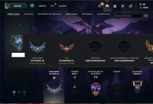 Conta prata 3 com 28 Champs e 15 Skins + 1 Mitica - League of Legends LOL