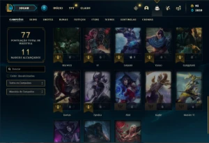 Conta prata 3 com 28 Champs e 15 Skins + 1 Mitica - League of Legends LOL