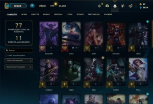 Conta prata 3 com 28 Champs e 15 Skins + 1 Mitica - League of Legends LOL