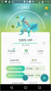 Conta de Pokemon Go . 100% segura. - Pokémon