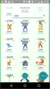 Conta de Pokemon Go . 100% segura. - Pokémon