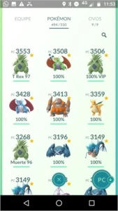 Conta de Pokemon Go . 100% segura. - Pokémon