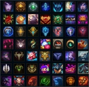 Conta Lv.93 (53 campeões/29 skins/49 ícones) Gold 2 H2 - League of Legends LOL