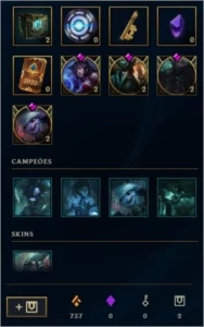 Conta Lv.93 (53 campeões/29 skins/49 ícones) Gold 2 H2 - League of Legends LOL