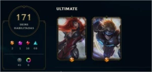 Conta League of Legends 171 skins LOL