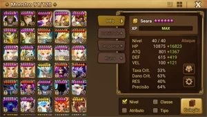 Conta SW mid pra end - Tricaru e BJ5 - Summoners War