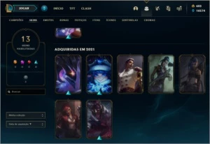 CONTA LEAGUE OF LEGENDS LOL
