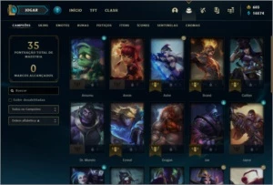 CONTA LEAGUE OF LEGENDS LOL